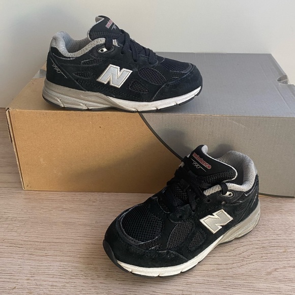 New Balance Other - New Balance 990 Black/White Toddler Sneakers- SZ 9 C